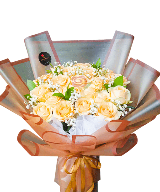 Peach Roses - HB06