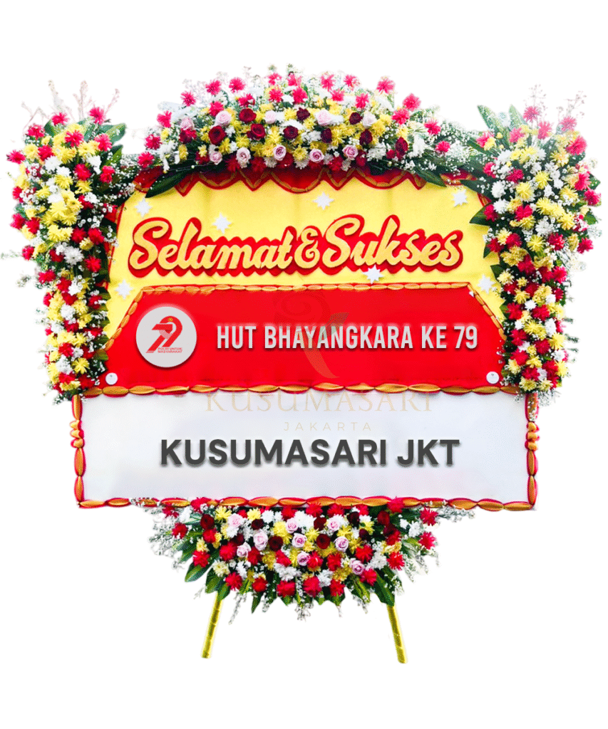 Bunga papan ucapan HUT Bhayangkara ke-79